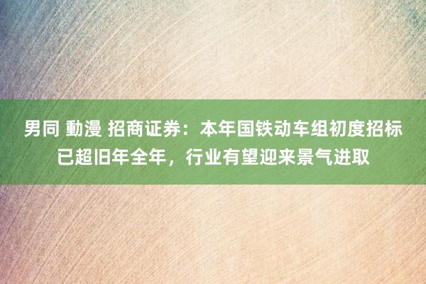 男同 動漫 招商证券：本年国铁动车组初度招标已超旧年全年，行业有望迎来景气进取